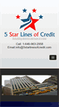 Mobile Screenshot of 5starlinesofcredit.com